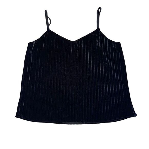 ❤️ Show Me Your‎ MuMu Julia Top Women’s Black Velvet Top Size Small - Picture 3 of 9